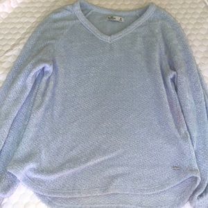 baby blue cashmere sweater
